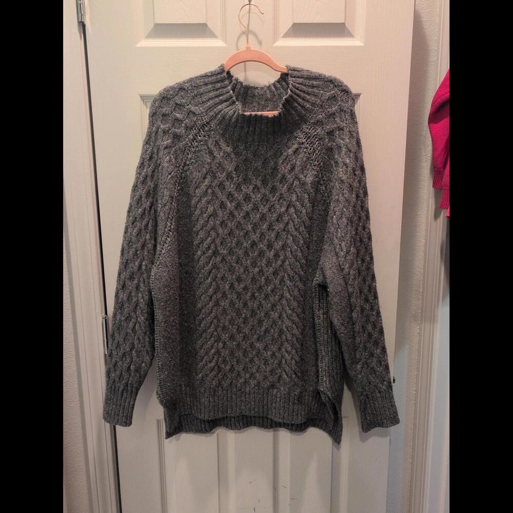 Cozy A New Day Cable Knit Sweater - XXL